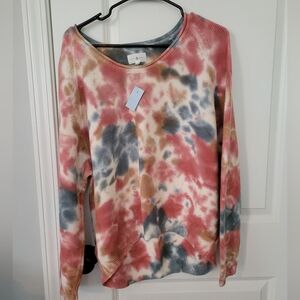 Lou & Grey Multicolor Tie-Dye Sweatshirt